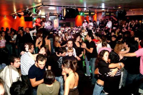 Italian Disco! - People dancing in a big italian disco! In Itlay is custom go dancing every saturday night!