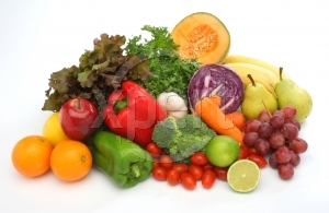 Vegetables - group of raw vegetables