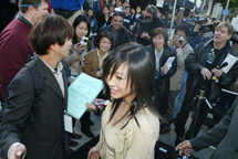 utada - Date of Birth January 19, 1983 Height 158cm...or less?Blood Type A Hobbies - Literature will always be my thing. Books are assets to be treasured - I keep every book I read, and they now take up more space than my clothes. - Hot and spicy seasonings and condiments - Snapping pictures, without warning, of friends when they're having hungovers or snoozing. - Late-night web-crawling. I learned of a few cool sites from an EMI recording engineer ---[Modern Living] and[otogaiworld] are definitely worth checking out, especially in the wee hours. Specialities Touch typing, Tetris, biting the bullet, reading minds, moving just the smallest toe of my left foot, full leg splits and other instances of flexibility. Fave Writers Takeshi Kaiko; Kenji Miyazawa (his poems especially); Kenji Nakagami; Ryunosuke Akutagawa (Rashomon); Yasunari Kawabata; Ogai Mori (Takasebune); Soseki Natsume (Kokoro, Kusamakura); Yukio Mishima (Kinkakuji); Taruho Inagaki; Junichiro Tanizaki when pursuing eros; Yutaka Haniya (Shiryo) to savor bit by bit; Hermann Hesse's Siddhartha followed by Happiness and finally Steppenwolf (I recommend the Kenji Takahashi translation) for a satisfying bellyful of great literature;Shohei Ooka (Nobi); Shusaku Endo(Umi to Dokuyaku,Chinmoku);Fyodor Dostoevsky (Notes from the Underground, Crime and Punishment); Roald Dahl; Oscar Wilde; Shel Silverstein; Edgar Allan Poe; Elie Wiesel; John Berendt (Midnight in the Garden of Good and Evil); F. Scott Fitzgerald (The Great Gatsby); George Orwell (1984) Fave Movie Amadeus, Crash, Munich, Brazil, Tasogare Seibei, Lost Highway, The Shawshank Redemption, The Godfather Part II, The Jerk, Orlando, works by Hayao Miyazaki Fave artists Nine Inch Nails, Mozart, Jimi Hendrix, Bela Bartok, Lenny Kravitz, Prince, Edith Piaf, Cocteau Twins, Jeff Buckley, Chick Corea, The Blue Nile, Freddie Mercury, Bjork, Yutaka Ozaki, Hibari Misora Places I want to go Mexico, Machu Picchu, the Sahara Desert I went to visit my ancestral graves in Yamaguchi Prefecture for the first time four years ago. I can hardly wait to go again!Dream Become a writer (I picked my pseudonym a long time ago), open a small bookshop and become a clerk there, work part-time at a cafe Things I'm into lately Tacky sleepwear; natto (fermented soybeans) and rice for breakfast; slip-on sneakers; the American TV show classic, Law & Order Fave Word Kinomi kinomama (with only the clothes one happens to be wearing, with the barest necessities), Shogyo mujo (all is vanity), Fuyukai da kaeru! ('I am not liking this and I'm goin' home!'), munya munya, 'I will not play at tug o' war. I'd rather play at hug o' war ....' - Shel Silverstein