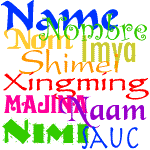 NAME in Many Languages - name