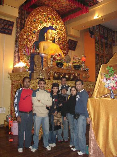 friends in dharamshala - friends together in mcleod ganj in dharamshala in the state of himachal pradesh in india.place where the dalai llama and the tibetan refugees are living.