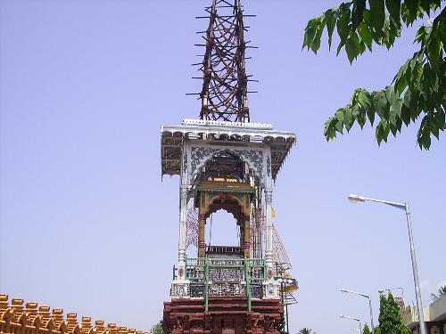 siva temple big chariat -Mysore - This a view from siva temple-mysore. This a Thear(tamil).