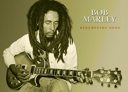 Bob Marley - The Redemption Song - This is a picture of Bob doing one of his greatest numbers The Redemption Song.