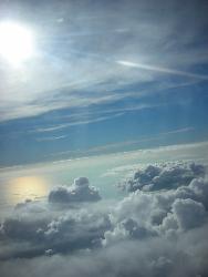 In the skies above - taken on my trip back to Goa from the aircraft - totally awesome