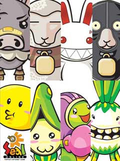 character - cute character and cartoon nice for wallpaper