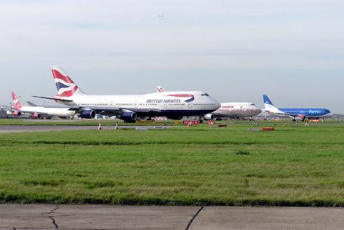 Queue.at.london.airport - London is a major international air transport hub. No fewer than eight airports use the words London Airport in their name, but most traffic passes through one of five major airports. London Heathrow Airport is the busiest airport in the world for international traffic[43] and handles a mixture of full service domestic, European and inter-continental scheduled passenger flights. Similar traffic, with the addition of some low-cost short-haul flights, is also handled at London Gatwick Airport. London Stansted Airport and London Luton Airport cater mostly for low-cost short-haul flights. London City Airport, the smallest and most central airport, is focused on business travellers, with a mixture of full service short-haul scheduled flights and considerable business jet traffic.
