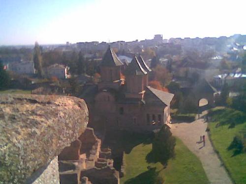 Vedere panoramica de pe Turnul Chindiei. - Vedere panoramica de pe Turnul Chindiei.