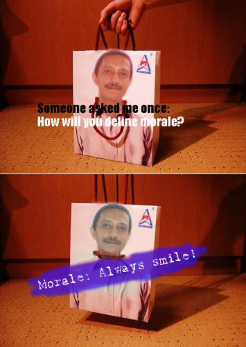 Morale - Photo experiments must also have fun...