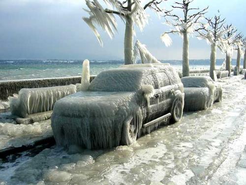 icecar - ice in swis road