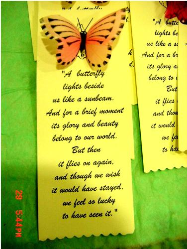 poem - a very sweet butterfly poem