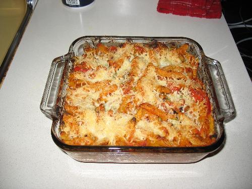 One of my Italian dishes..Baked Penne  - One of my Italian dishes..Baked Penne