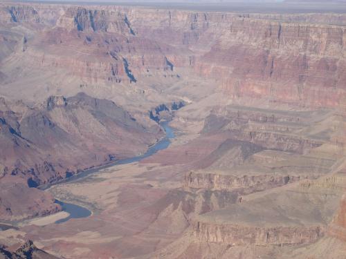 The Grand Canyon - It is a view of the Grand Canyon take in my digi cam for the south rim view with the colorado river in the background