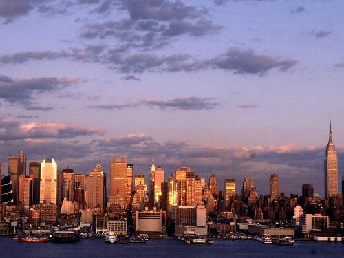 Skyline Dusk - Skyline Dusk at New York.