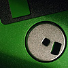 disk - green diskette