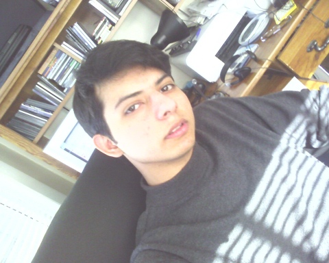 me in a chair - Thats me in a chair in front of the computer.