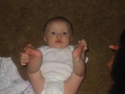 Maya - Mays loves to suck her feet she does it all day long