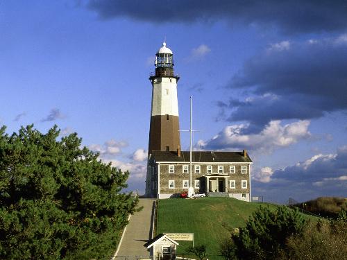 Montauk Lighthouse - The Montauk point at Long Island at New York city.