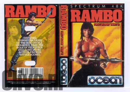 'Rambo' tape for Spectrum - 'Rambo' tape for Spectrum