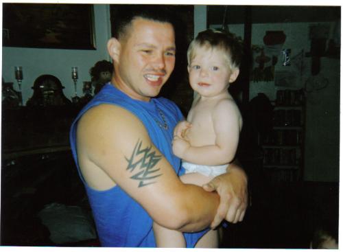 Nicky and Kyle - My stepson Kyle nad his son Nicky