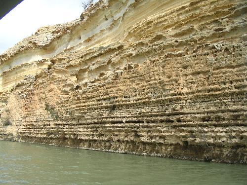 Cliffs along the Murray River - These are cliffs along the Murray River, South Australia.