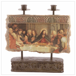 last supper  - last supper candle holder