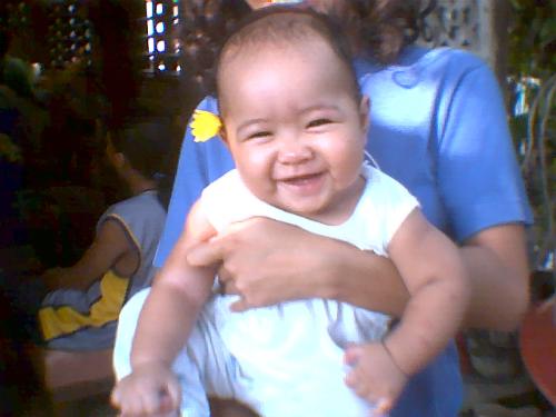 deannise lorraine baring aragon - This little girl is the daughter of my cousin, I took this picture last november 1, 2006. I think she looks like a buddha here albeit a lot cuter.
