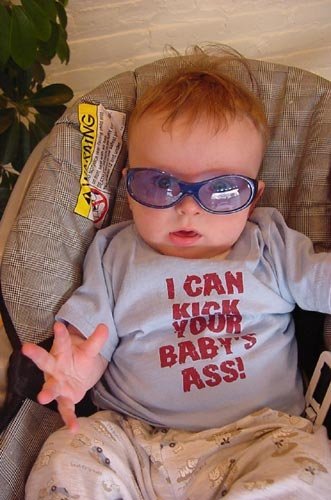 Rocking baby - This is an rocking baby u wuld say. He totally rocks.. his style in this less age . I know u can image how he is.. Keep Roking...!!