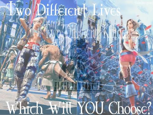 Vaan and Ashe - I really liked Ashe in this game.. and its a great game, but the gameplay can be really tough at times.