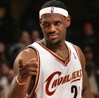 Lebron James - Cleveland Cavaliers and number 23 