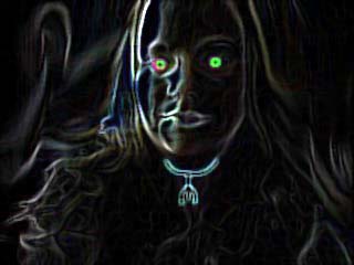 Playing with my pic in Photoshop - I love playing with pictures, I was experimenting for a halloween photo.  Which my profile pic is also a product of.