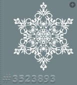 one of my snowflakes - snowflake from http://www.popularfront.com/snowdays