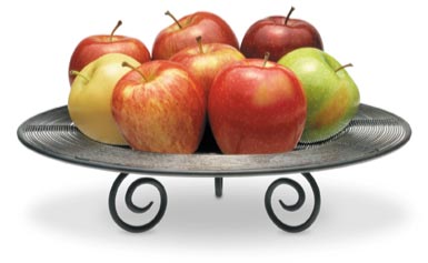 Apples - image of a dish of a variety of apples