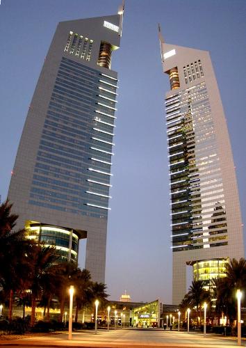 Emirates tower - Dubai tallest structure.