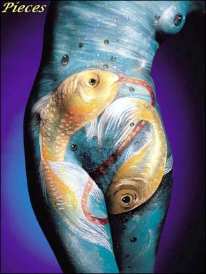 pisces - the stars form a twin fishes. thes ea reconneced with each other.