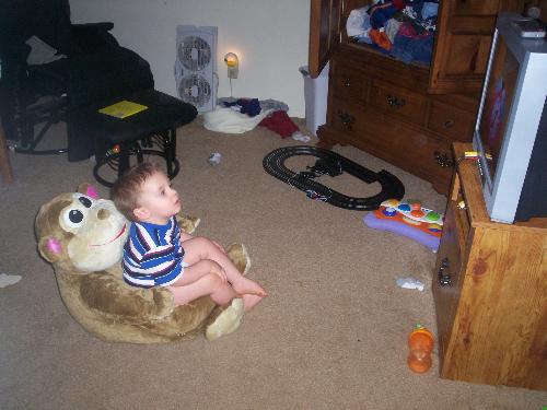austin watchin blues clues - my son