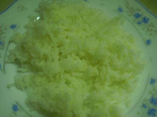 white rice - white rice