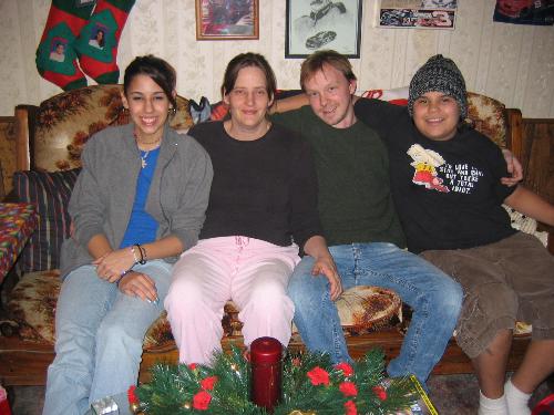 Christmas Eve 2006 - My son and his family at my house on Christmas Eve.