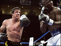 rocky back in action - a still from the movie that shows the return of balboa