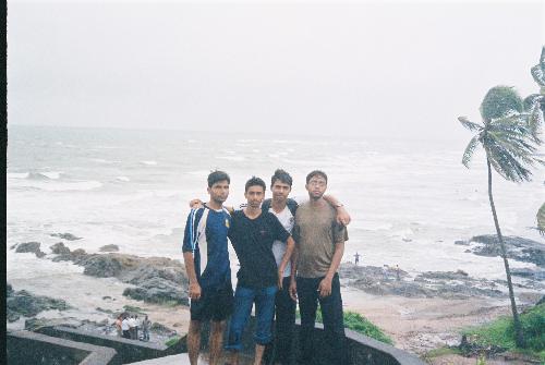 party time..!!! - me with sum close college friends.had an amazing trip of goa with them