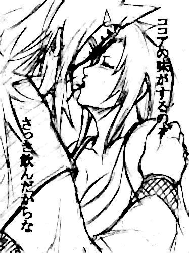 jiraiya tsunade  - kissing each other
