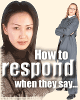 respond :) - respond to this.