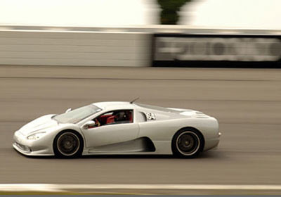 SSC Ultimate Aero st year  - Country of Origin: U.S.  Price: $654,500 (U.S.)  The most expensive American car is also the fastest. Automaker SSC estimates this vehicle is capable of hitting 260 to 273 mph on the track.  The Ultimate Aero uses a 1,046-hp V-8.