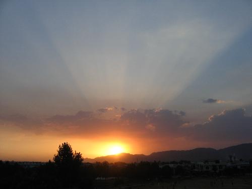Islamabad - Sun sent over Margallah Hills