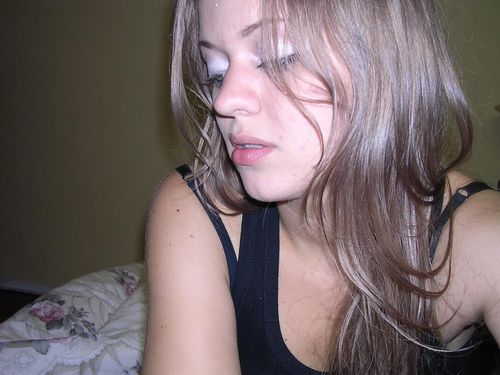 thats me again)) - its summer picture...when I've just changed color of hair...before that i was natural blonde))