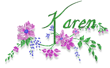 Karen - Karen with flowers