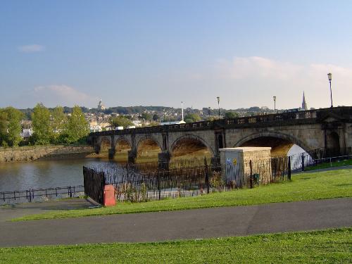 Skerton Bridge, Lancaster - This is Skerton bridge over the river Lune at Lancaster, Lancashire, UK