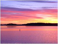 Sunset at Lake Smith, Virginia - Sunset at Lake Smith, Virginia
