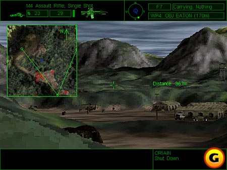 Delta Force - Delta Force http://www.gamespot.com/pc/action/deltaforce/index.html If ever there was a game that proved the value of gameplay over graphics, it's Delta Force.