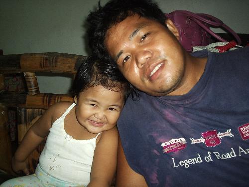loved ones - my loving hubby win, and our niece Alexc Keisha, aren/t they cute?