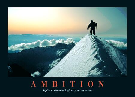 my ambition - i want to achieve